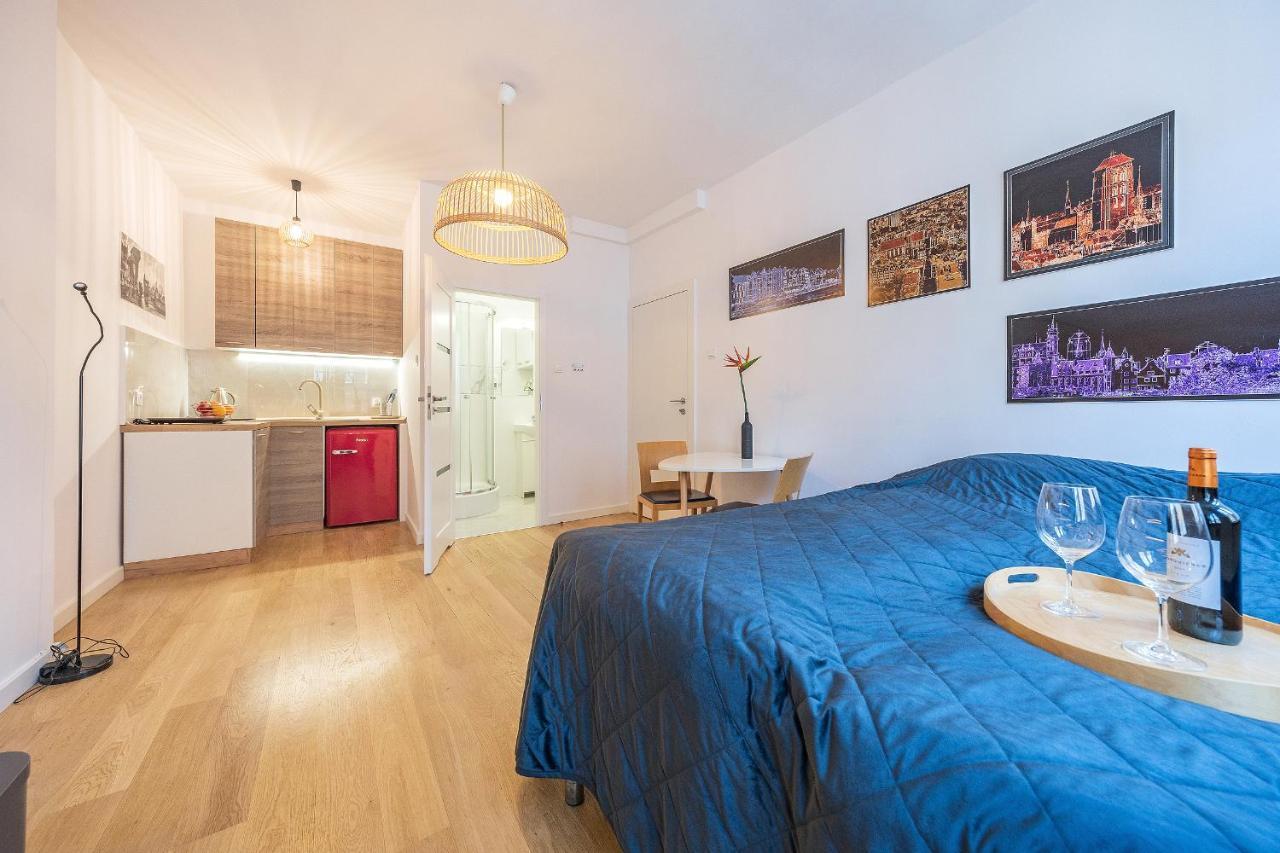 Hello Apartments Modern Studio Sw Ducha Gdansk Bagian luar foto